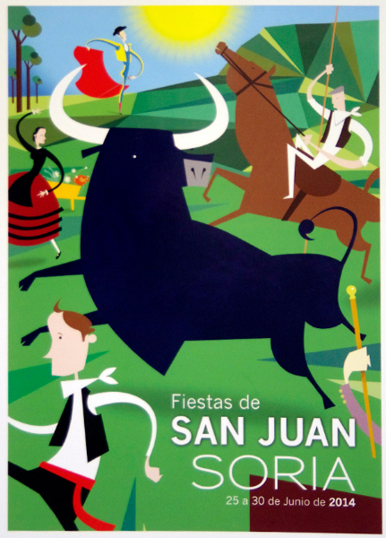 Cartel anunciador San Juan 2014
