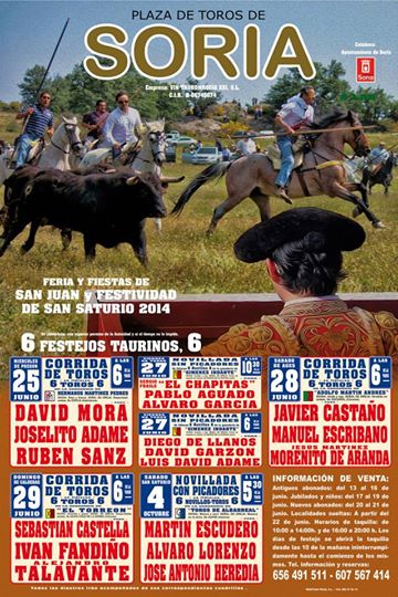 Cartel Feria Taurina Soria 2014